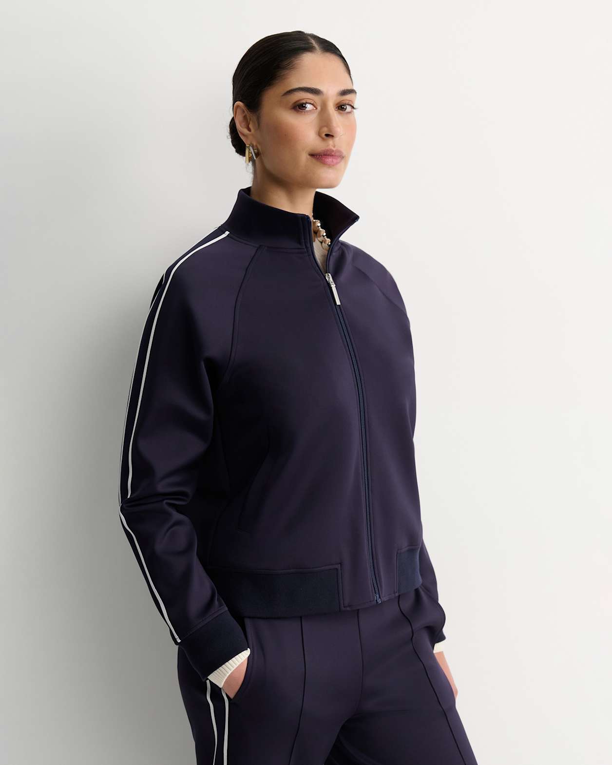 Lina Track Jacket in NAVY MULTI