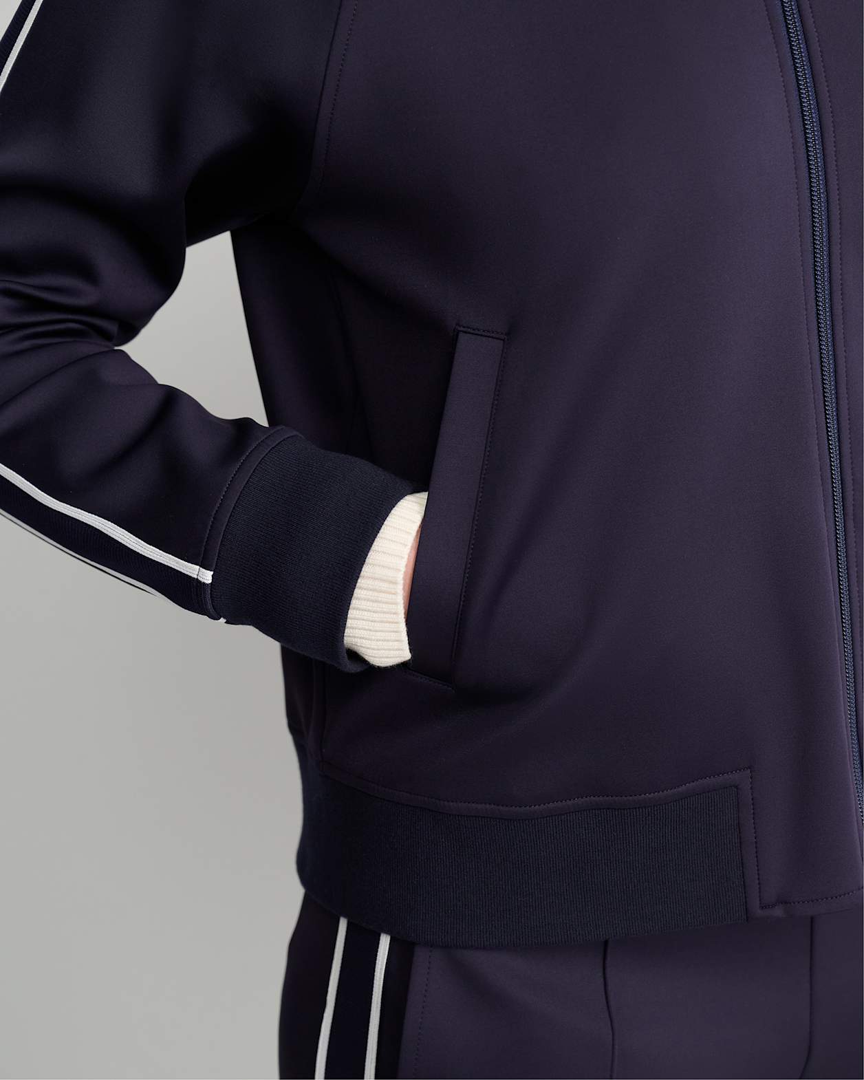 Lina Track Jacket in NAVY MULTI
