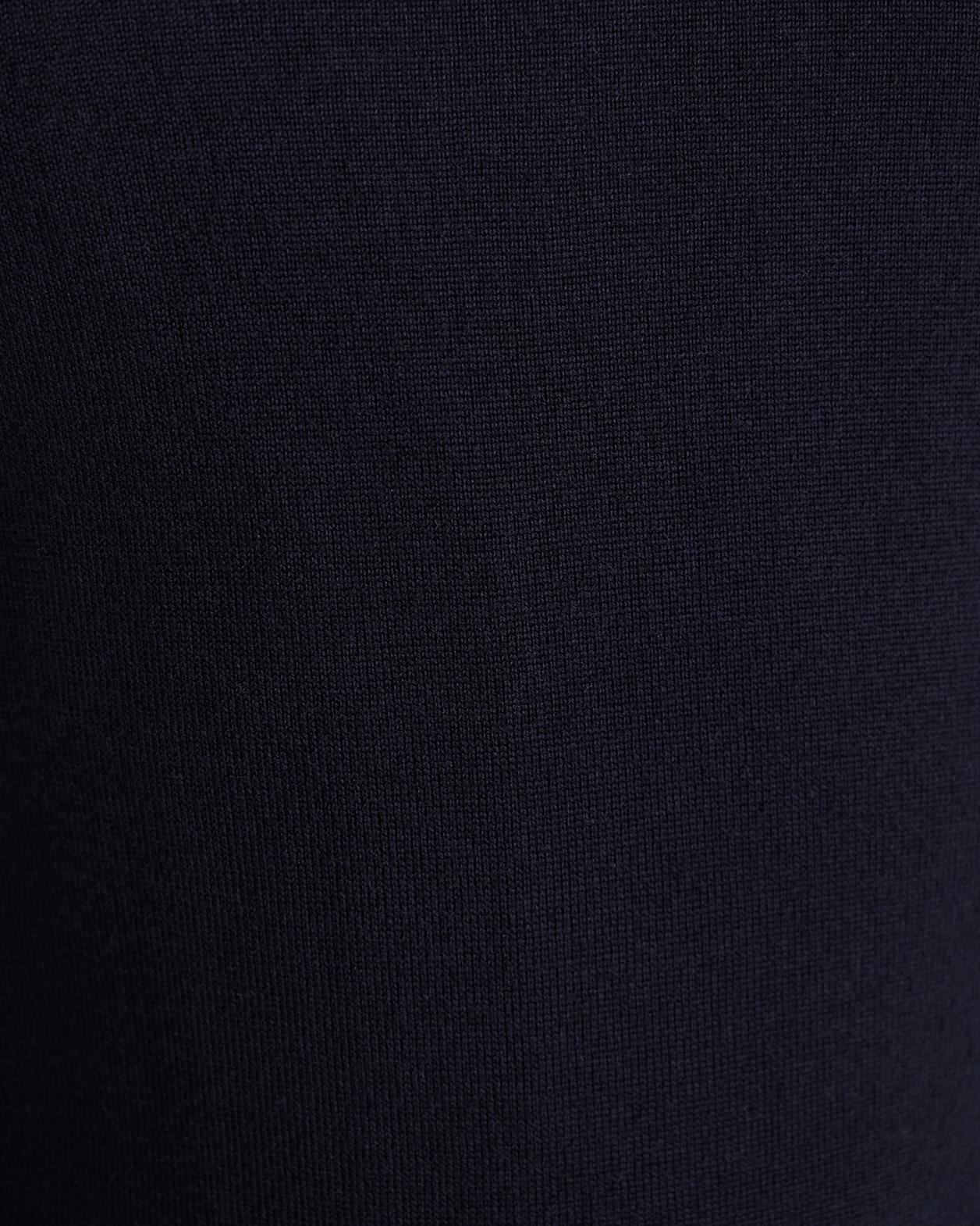 Henry Merino Quarter Zip Knit in NAVY