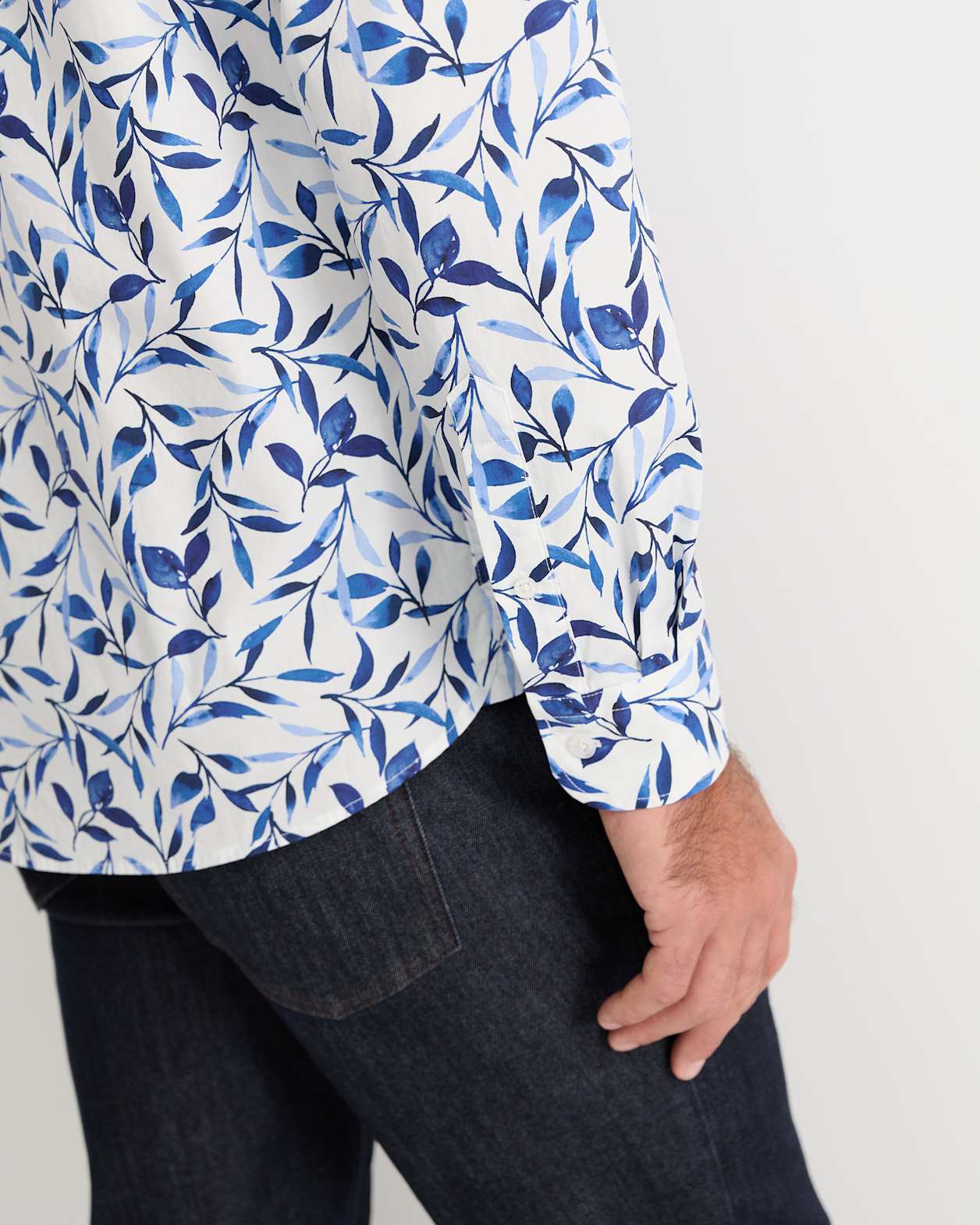 Wyella Long Sleeve Print Shirt in WHITE/MULTI