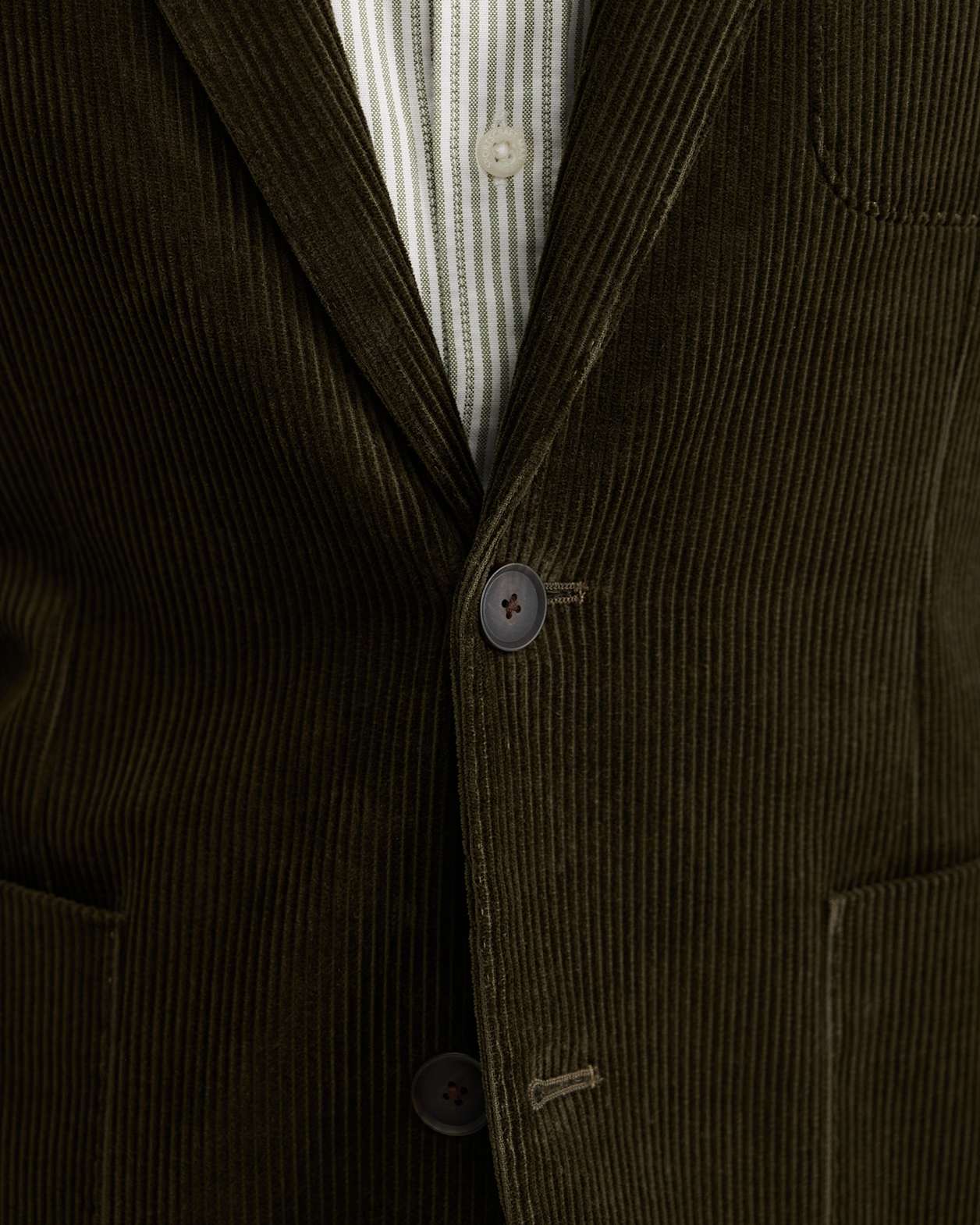 Caulfield Cord Blazer in KHAKI