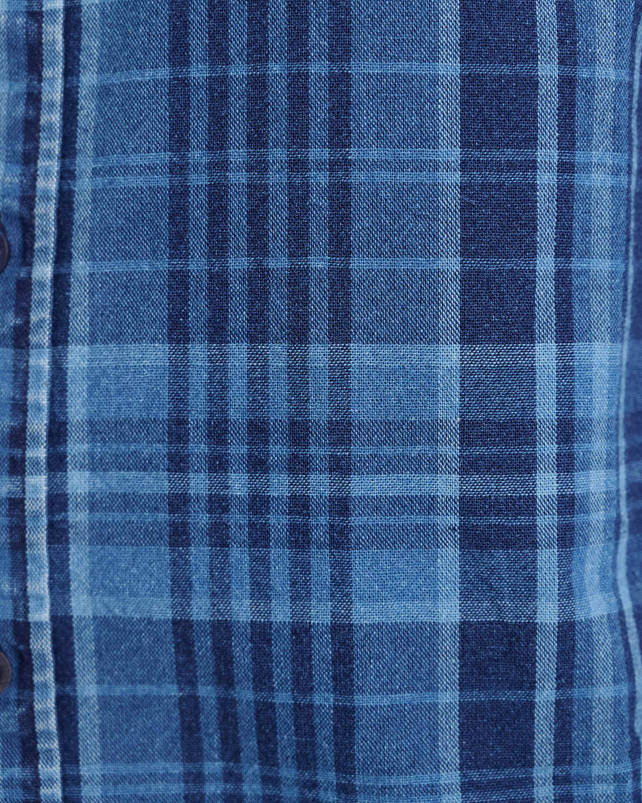 Darley Long Sleeve Check Shirt in INDIGO