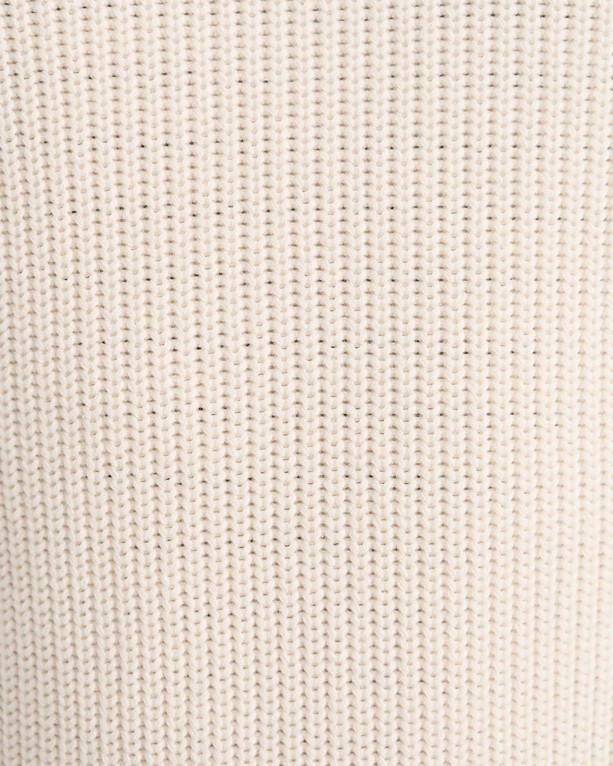 Finn Rib Crew Neck Knit in MILK