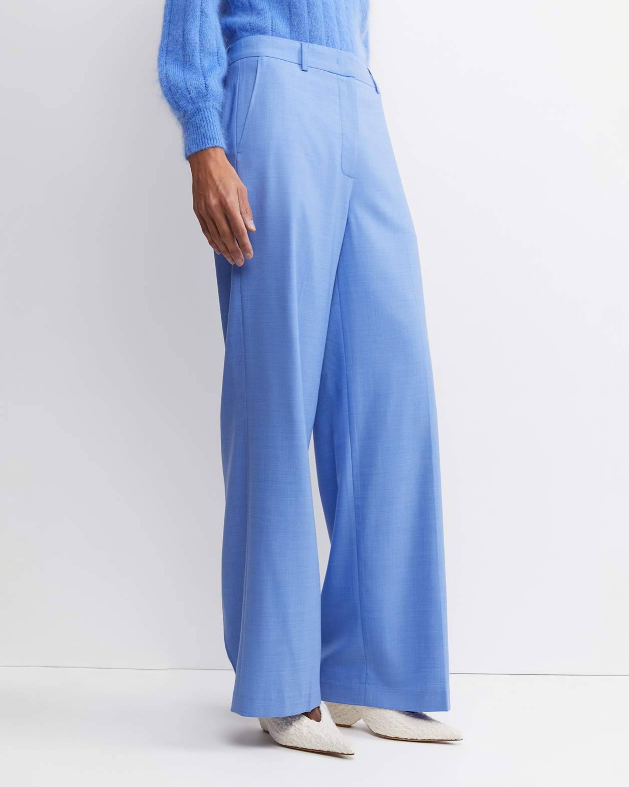 Wren Wide Leg Pant in BELLE BLUE
