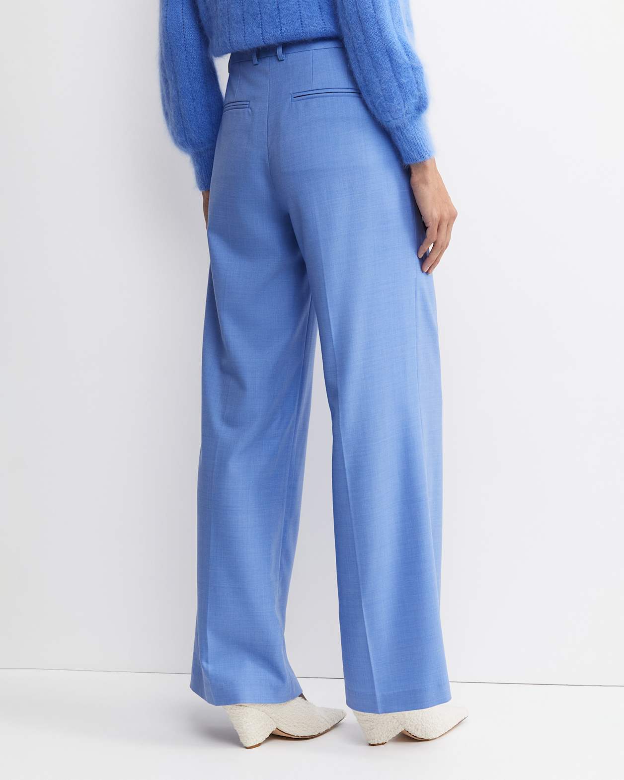 Wren Wide Leg Pant in BELLE BLUE