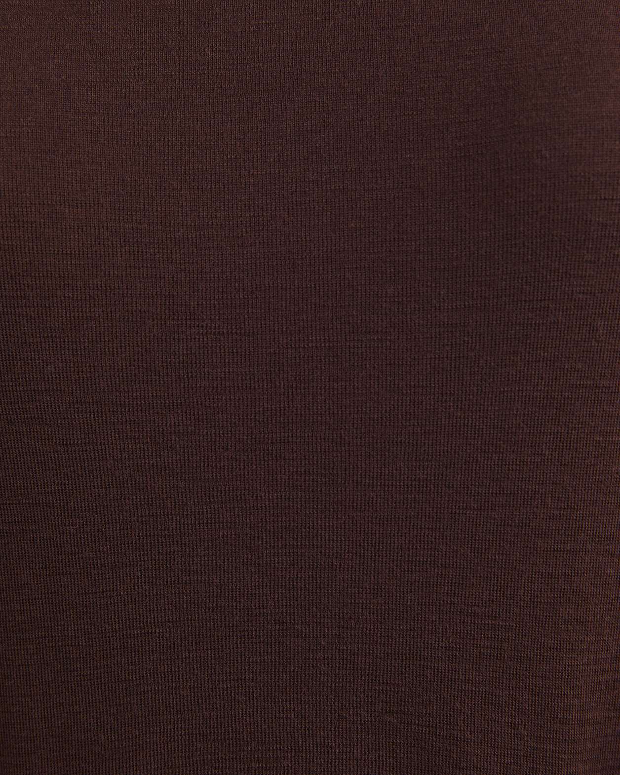 Gigi Babywool Mock Neck Top in CHOCOLATE