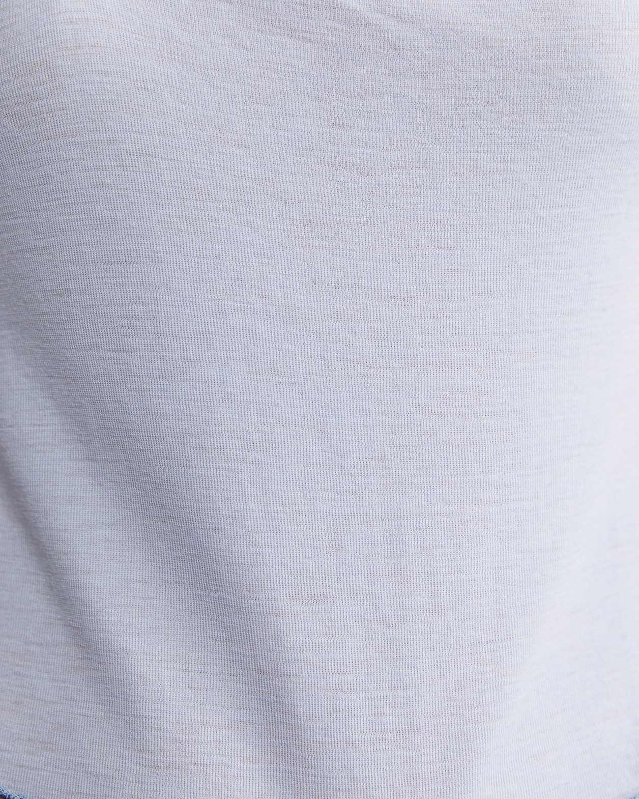 Gigi Babywool Twist Top in ICE BLUE