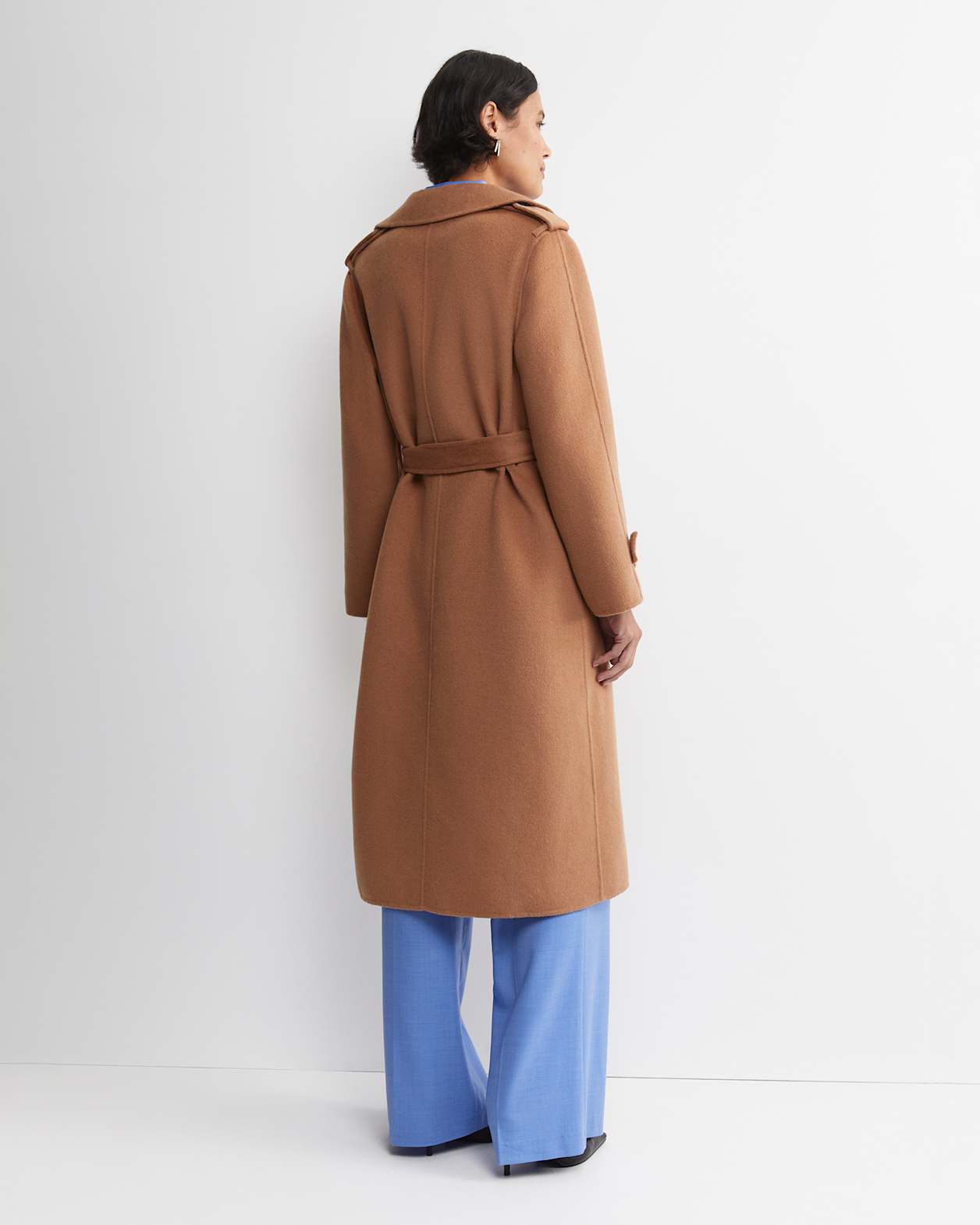 Martha Double Breasted Trench Coat in CAMEL