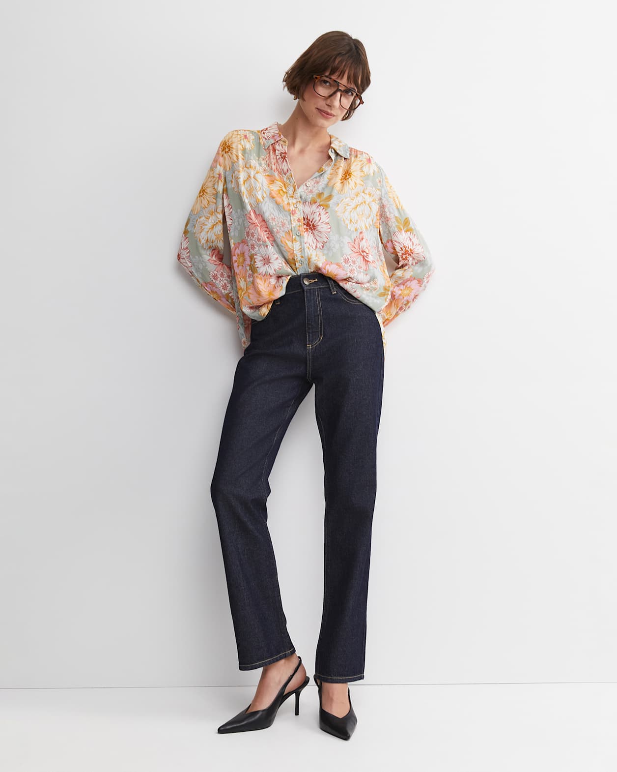Winter Sweet Long Sleeve Shirt in MULTI