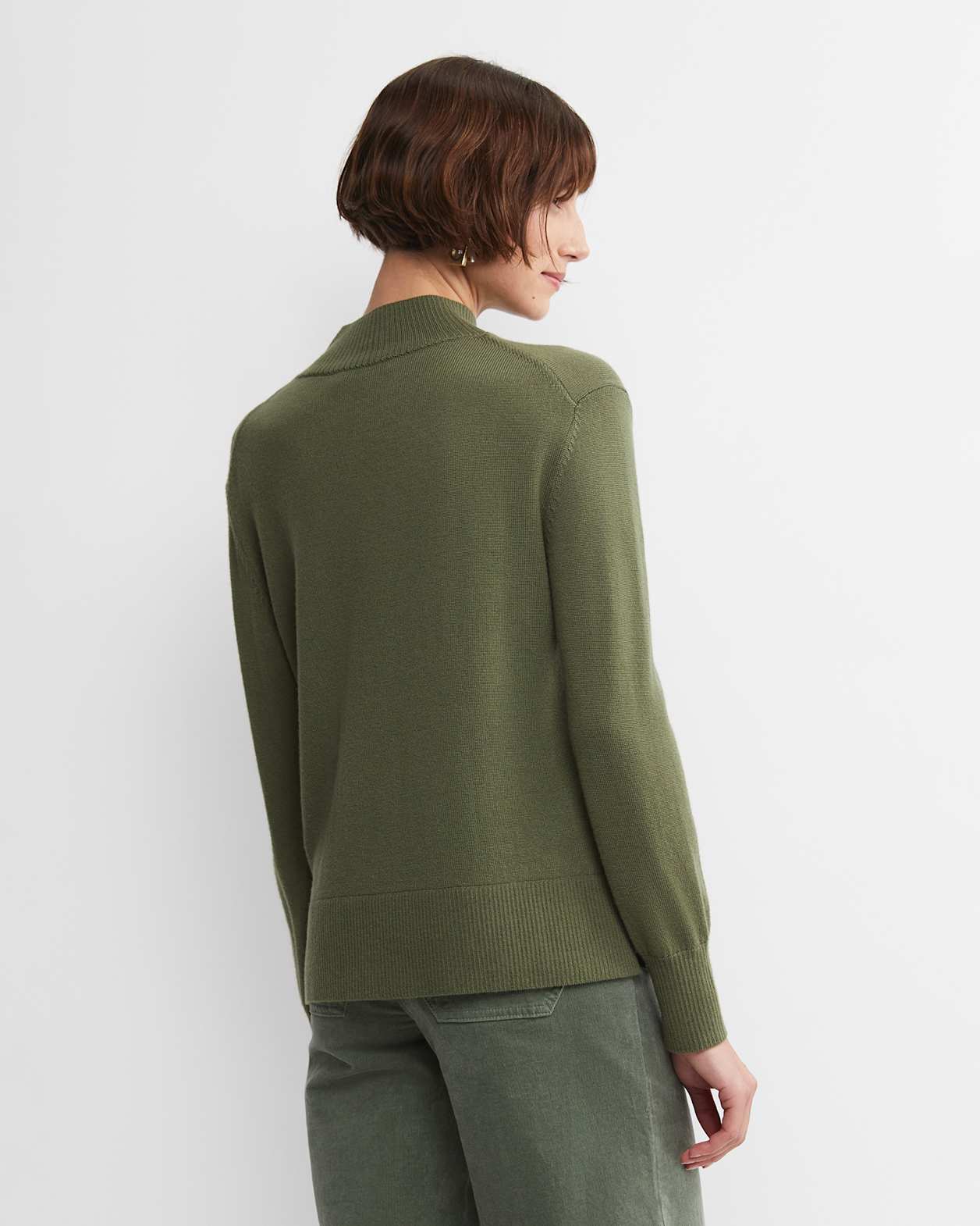 Cass Wool Sweater in KHAKI