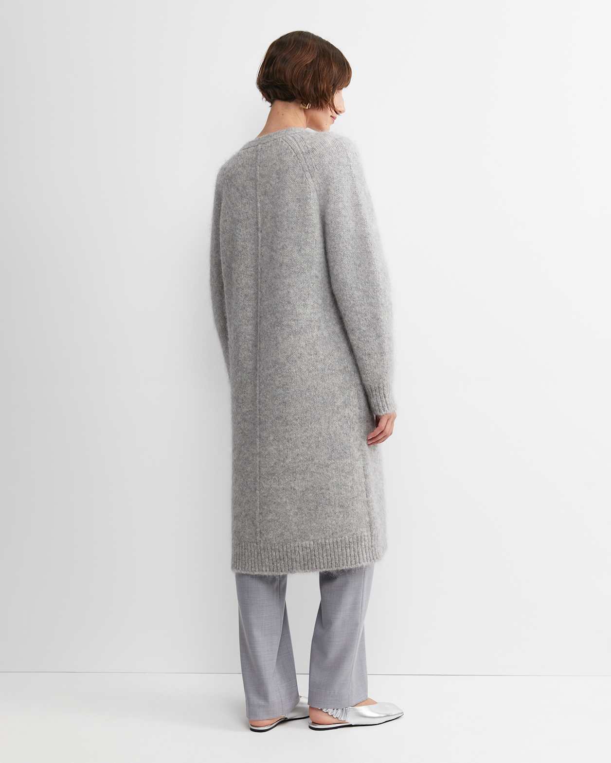 Sarish Cocoon Coatigan in GREY MARLE