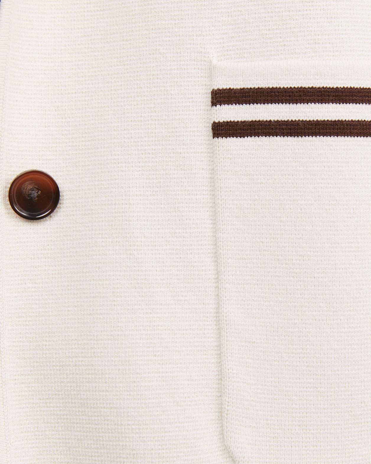 Cotton Cashmere Cardigan in CHALK