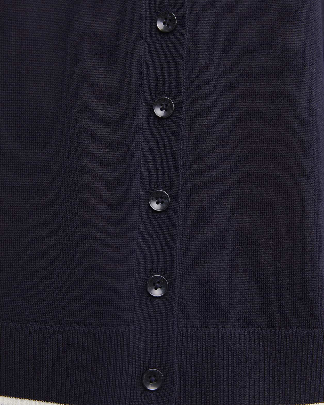 Francis Merino Cardigan in NAVY