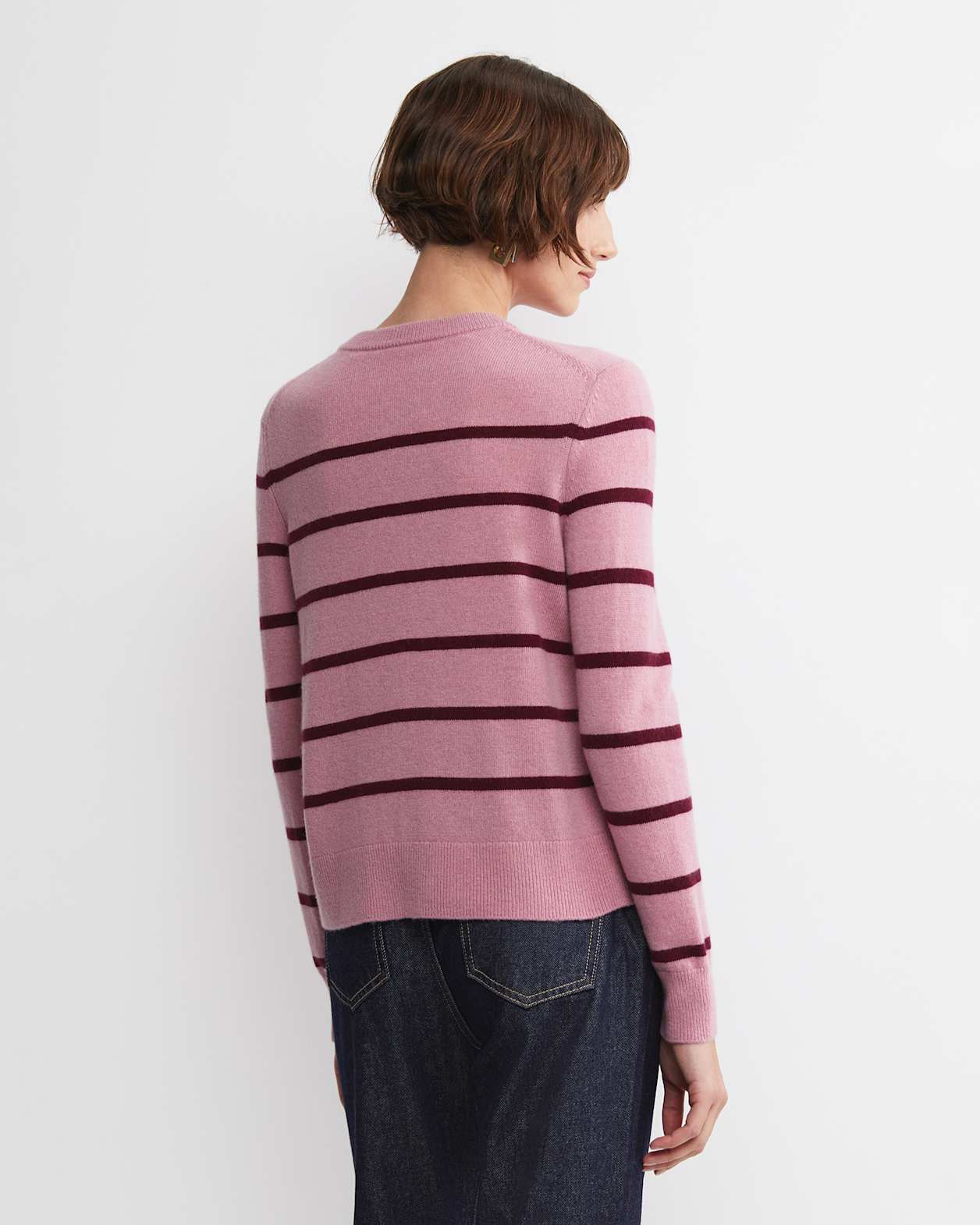 Sunshine Wool Cardigan in PINK MULTI