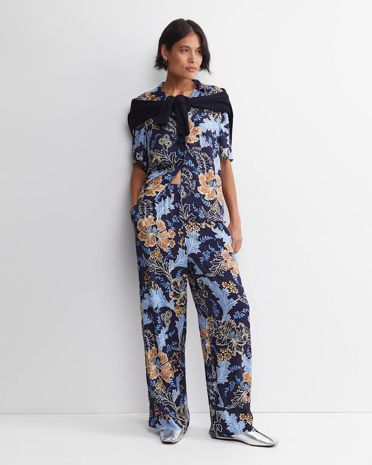 Poppy Liberty Short Sleeve Blouse in MULTI