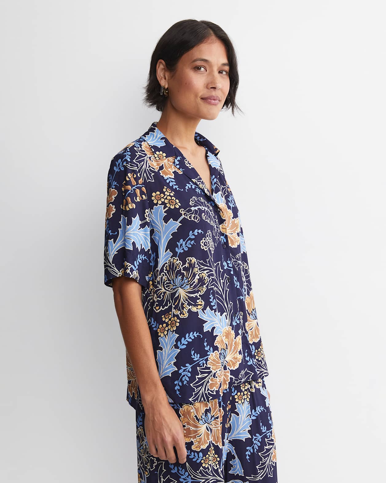 Poppy Liberty Short Sleeve Blouse in MULTI
