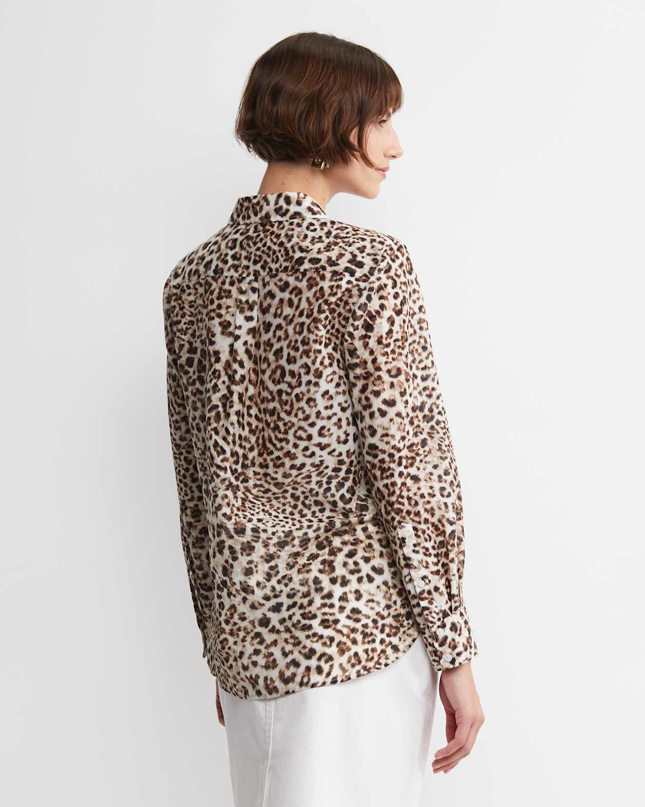 Leo Cotton Silk Shirt in MULTI