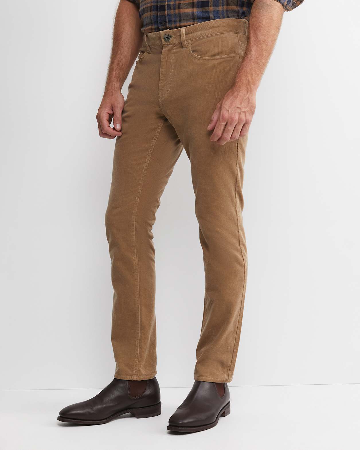 Hudson Straight Leg Cord in LATTE