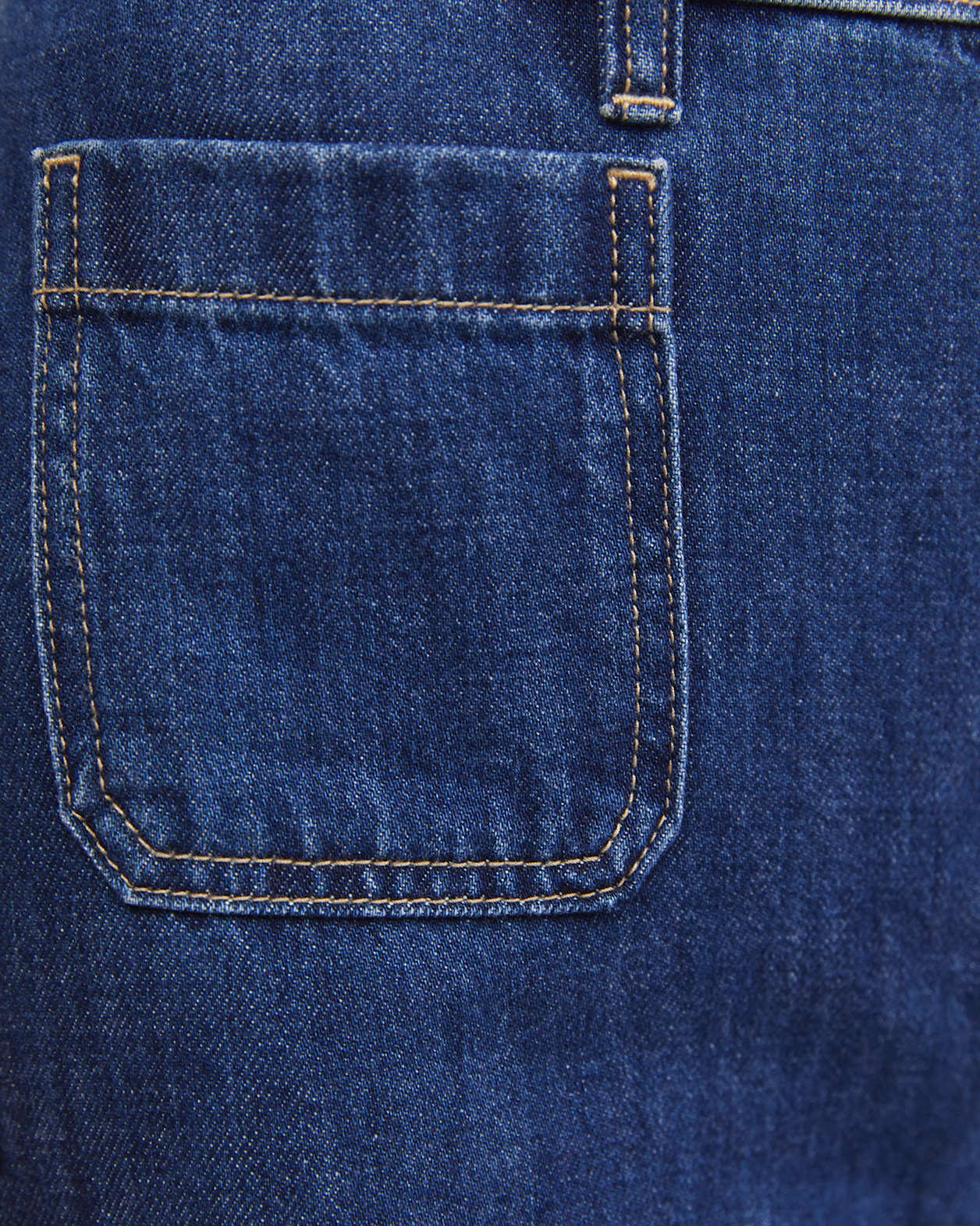 Nili Wide Leg jean in BLUE WASH