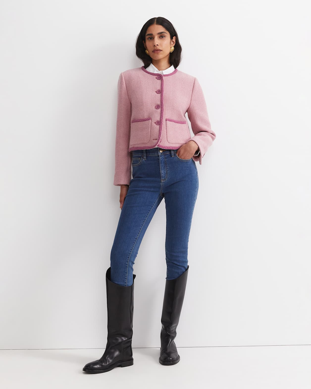 Rosina Lady Jacket in DUSTY PINK