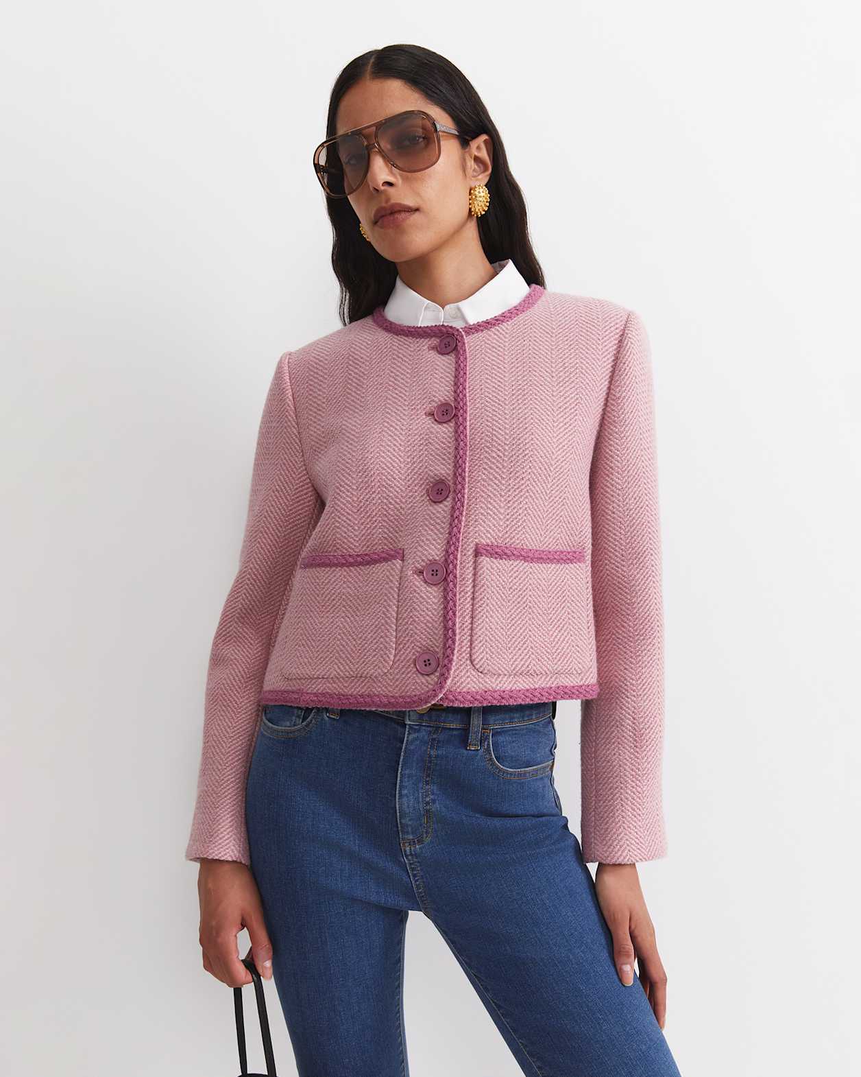 Rosina Lady Jacket in DUSTY PINK