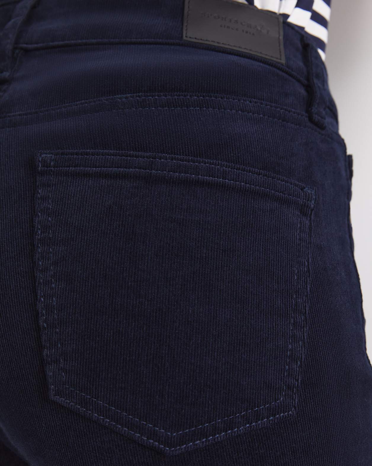 Cleo Straight Cord Jean in NAVY
