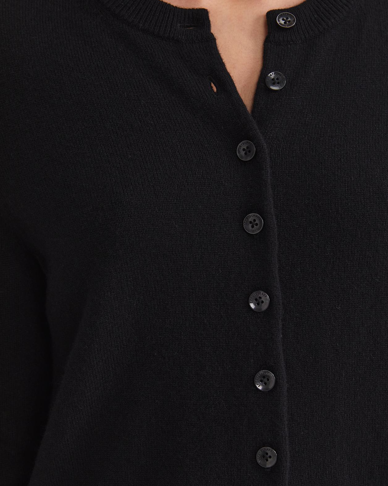 Sunshine Wool Cardigan in BLACK