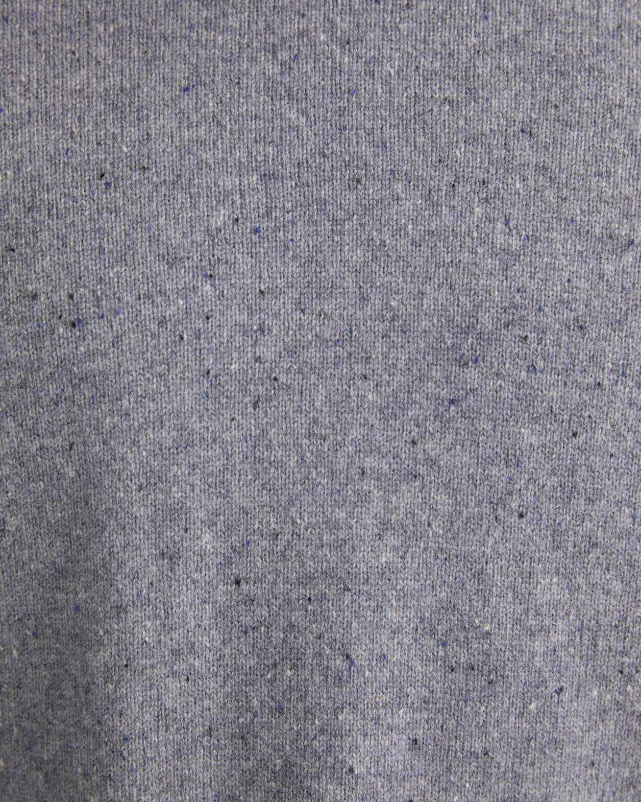 Noah Speckled Merino Crew Knit in GREY/MULTI