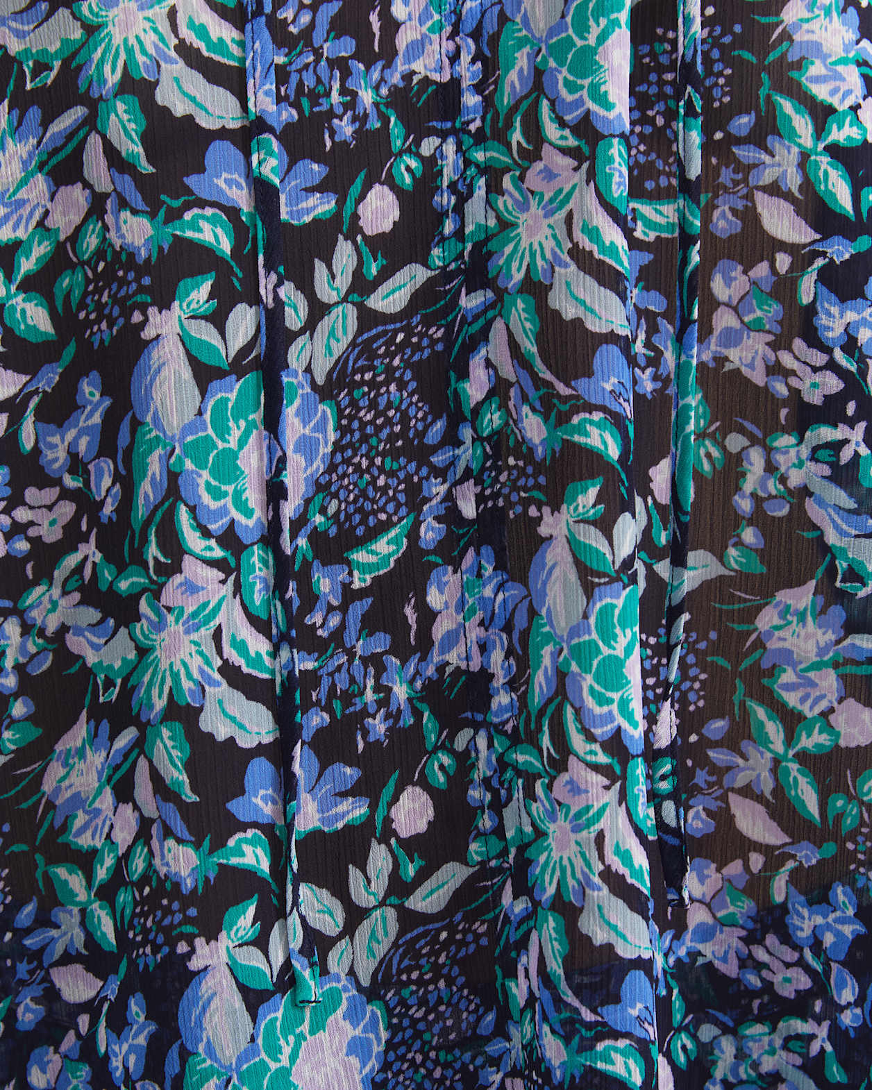 Nilsa Long Sleeve Print Blouse in BLACK MULTI