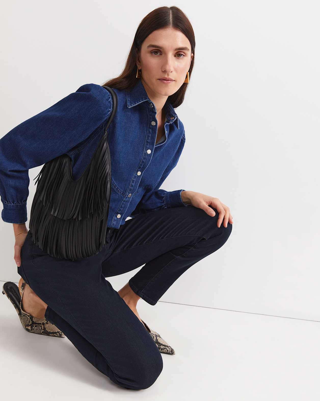 Jackie High Waist Skinny Jean in DARK WASH