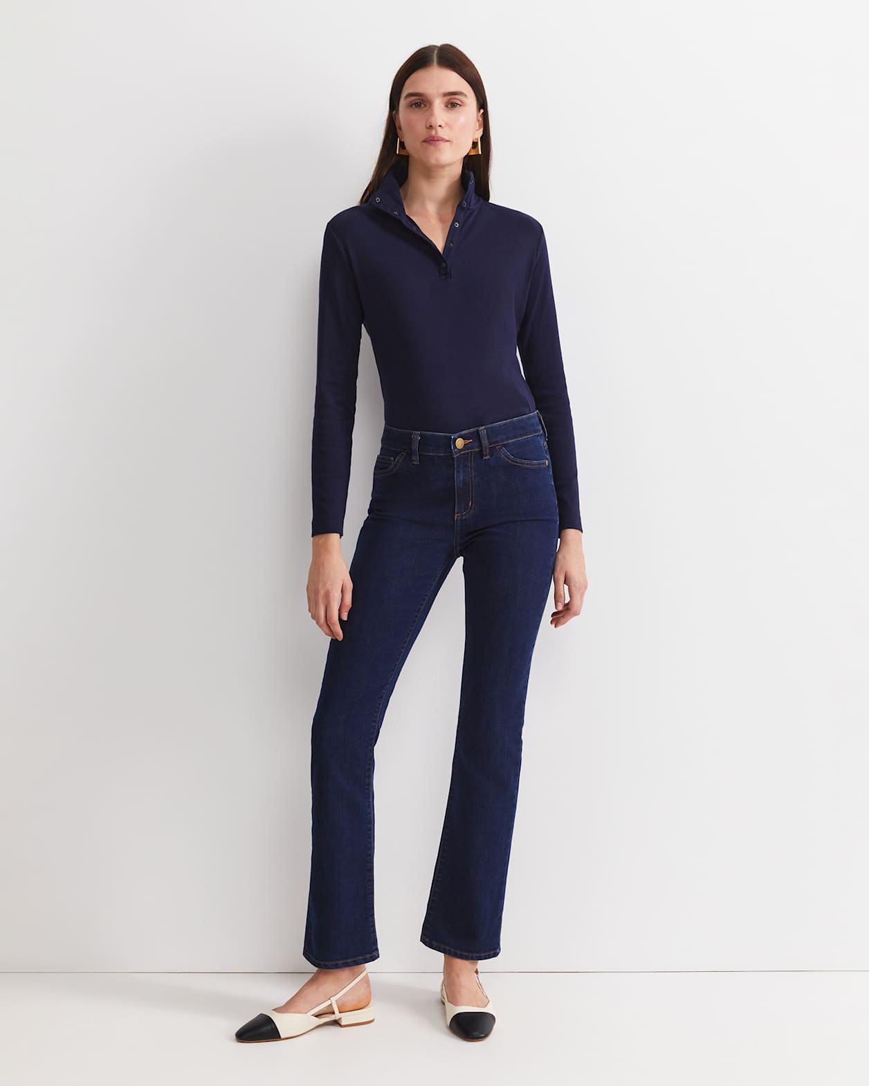 Simone Straight Jean in INDIGO