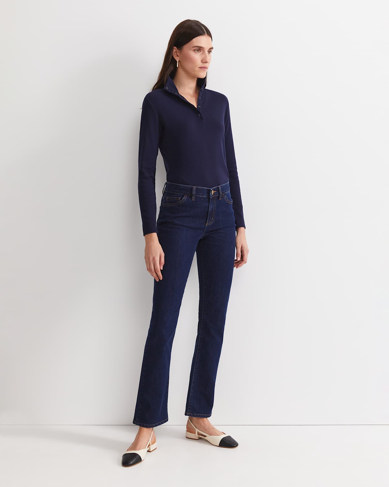 Simone Straight Jean in INDIGO