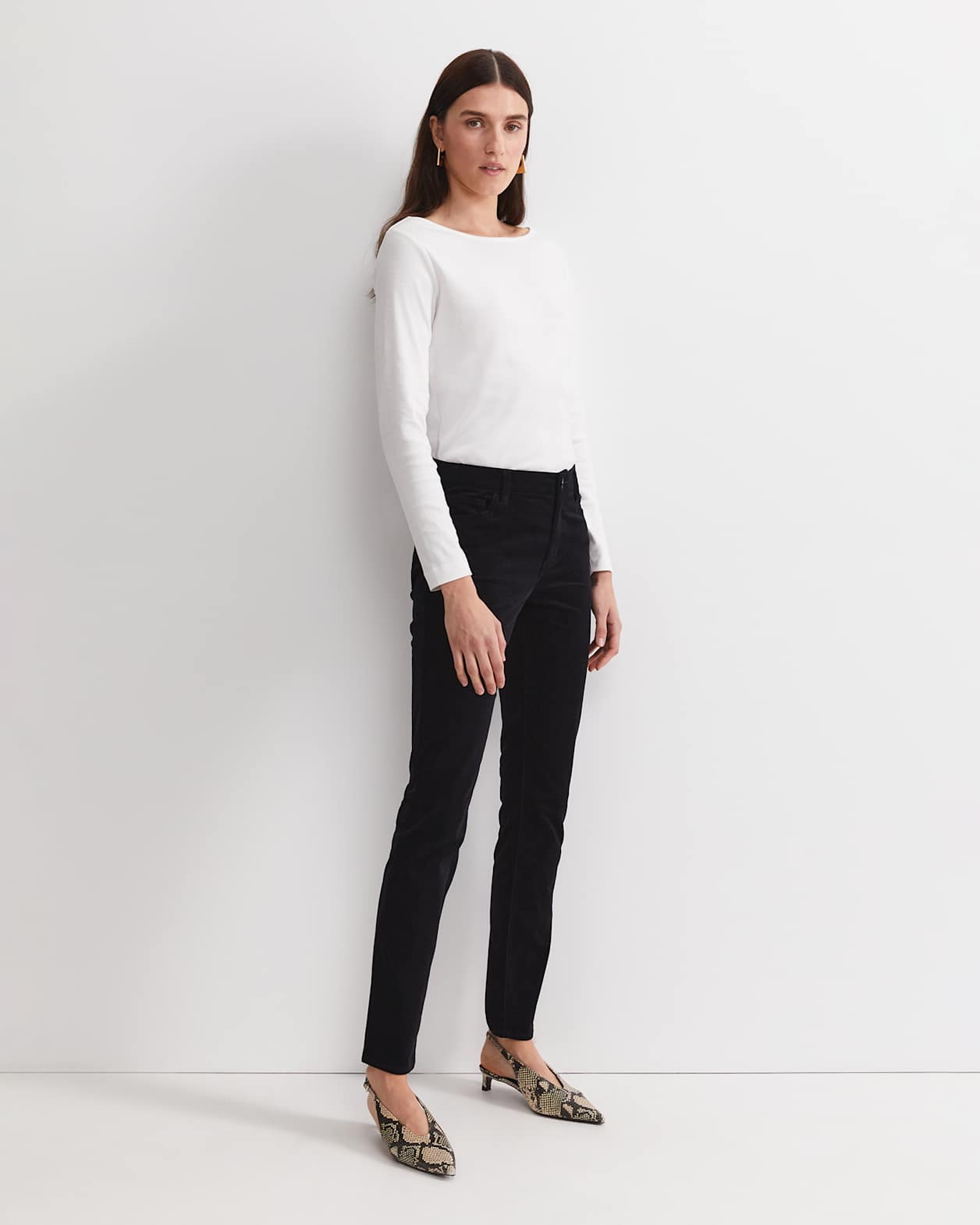 Cleo Velvet Pant in BLACK