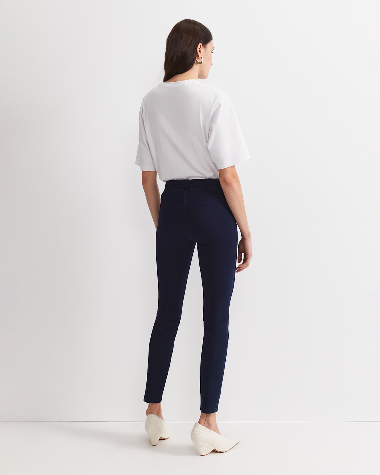 Felicity Denim Pull On Pant in INDIGO