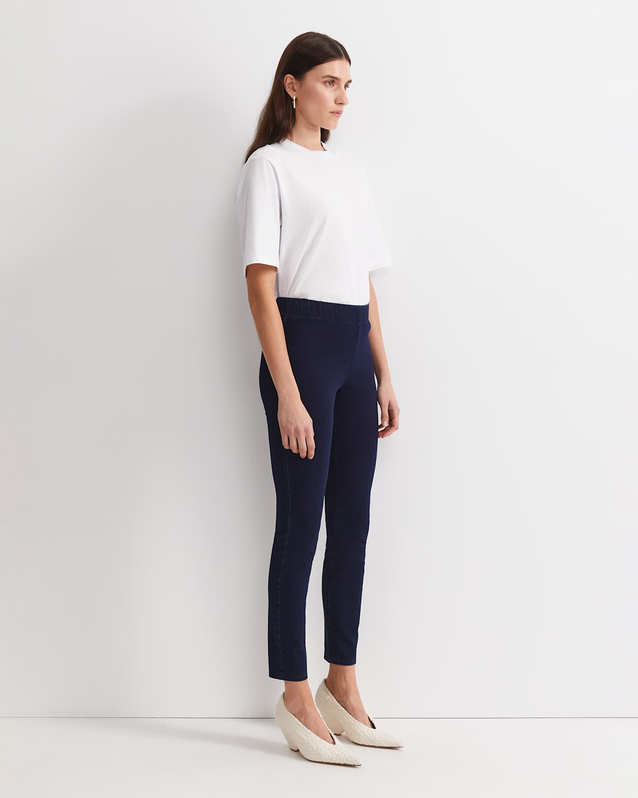 Felicity Denim Pull On Pant in INDIGO