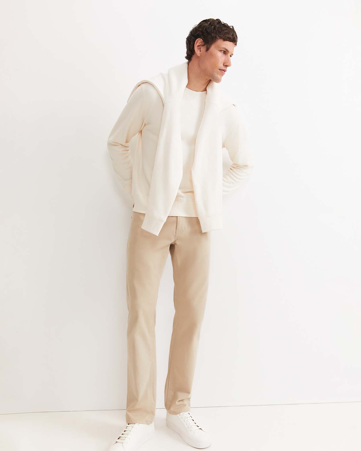 Tapered Bedford Jean in SAND