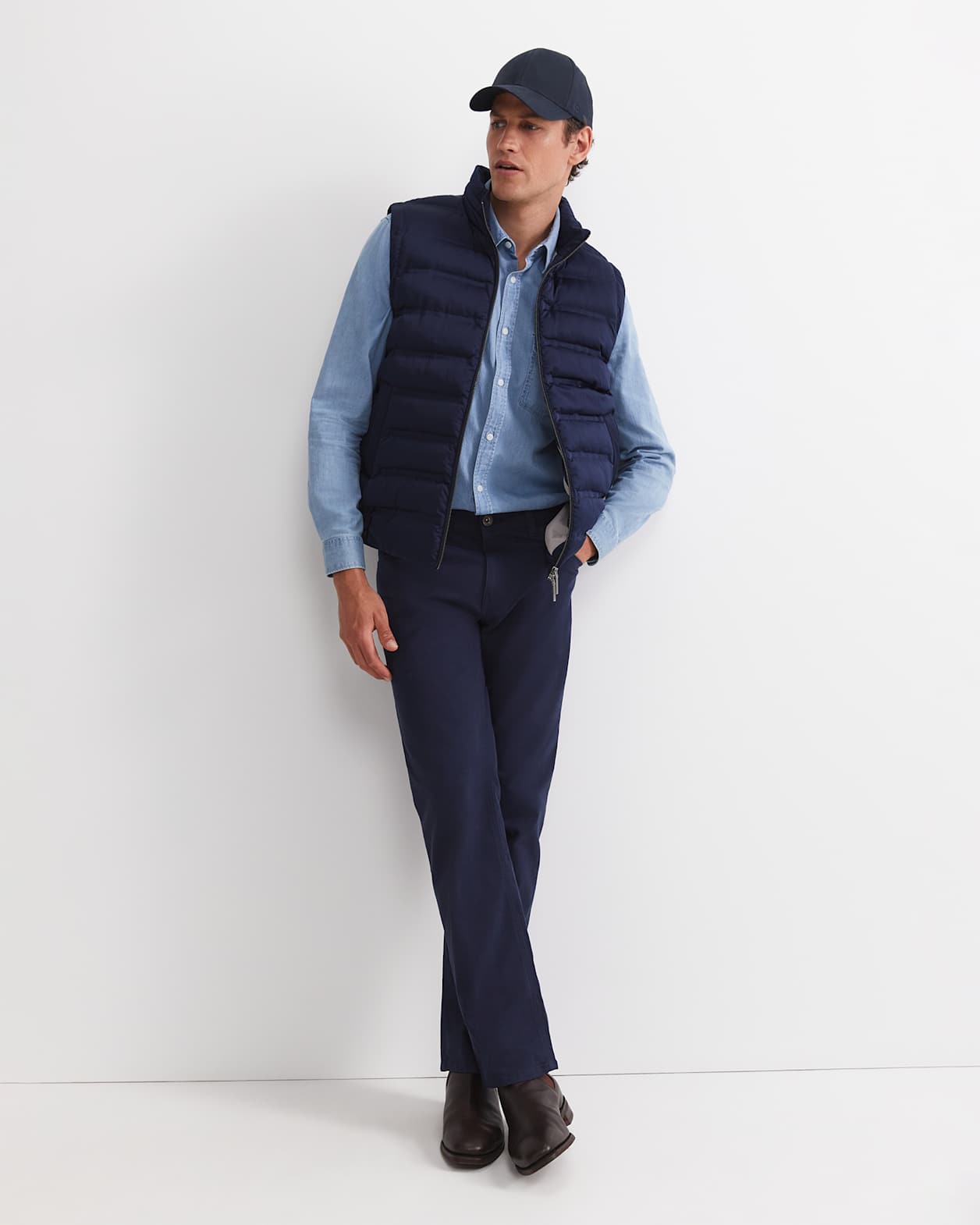 Bedford Jean in MID BLUE