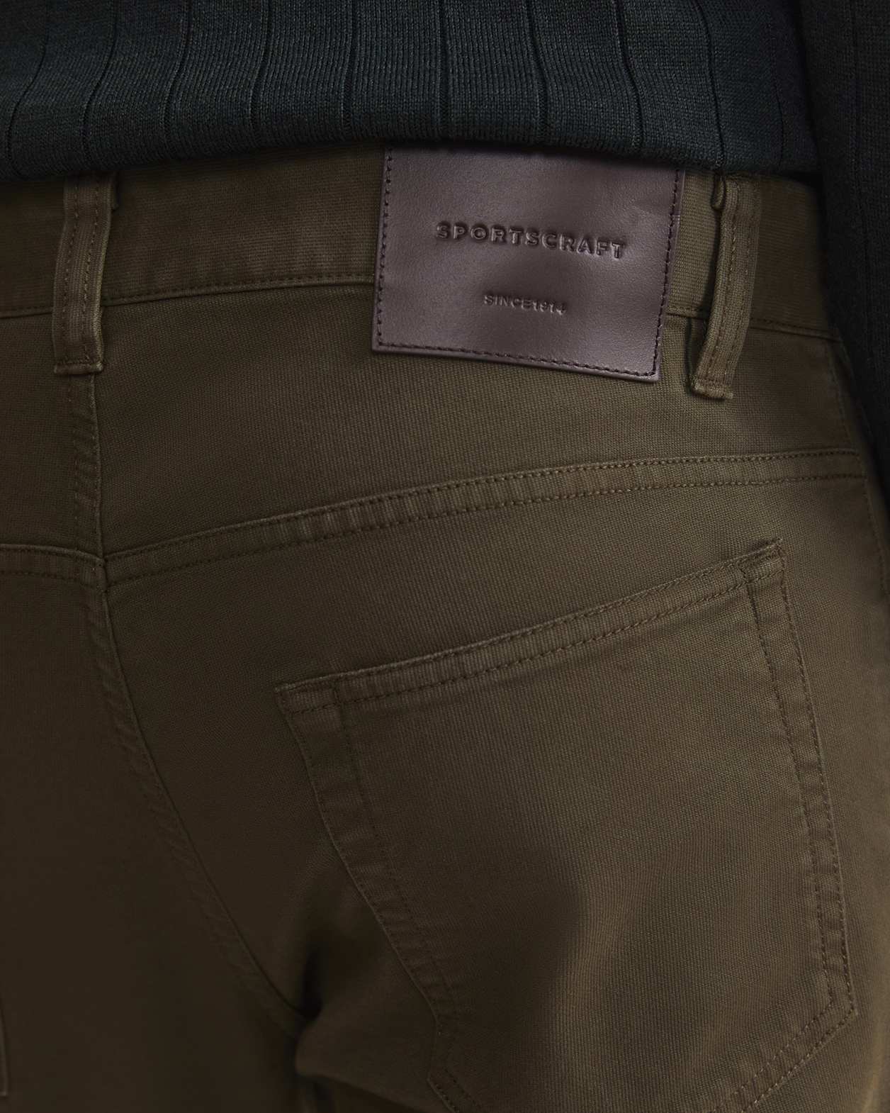 Tapered Bedford Jean in KHAKI