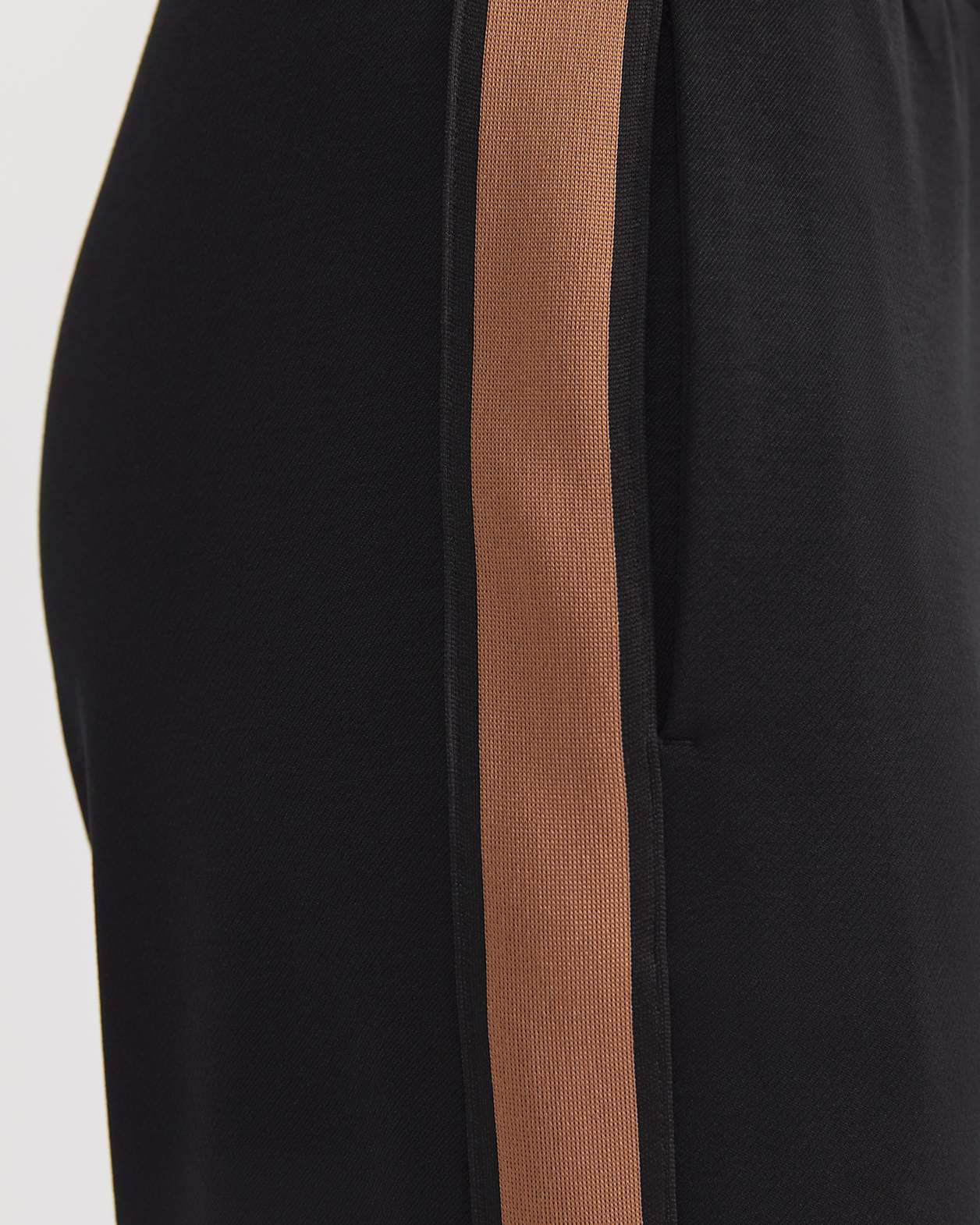 Misha Straight Leg Track Pant in BLACK