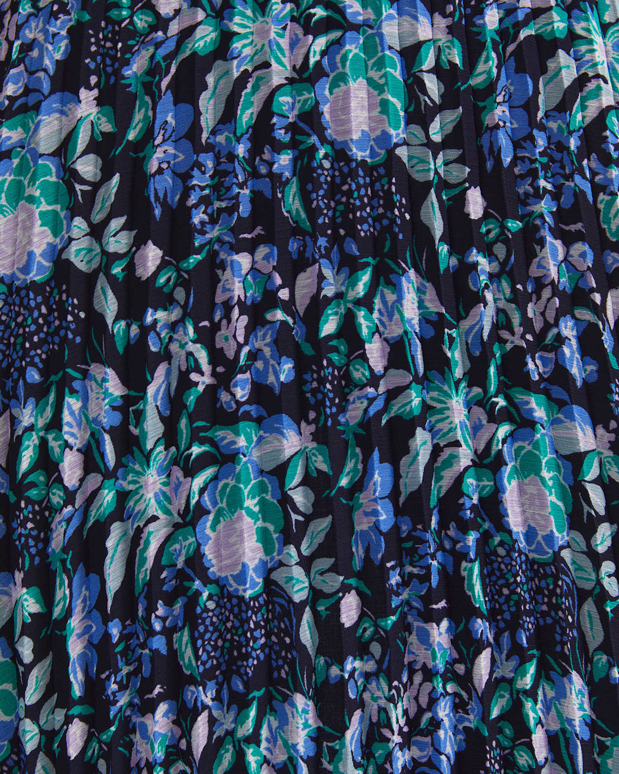 Nilsa Print Midi Skirt in BLACK MULTI