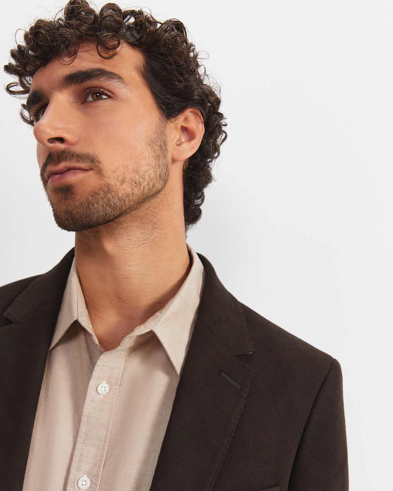 Moleskin Item Jacket in COFFEE BEAN