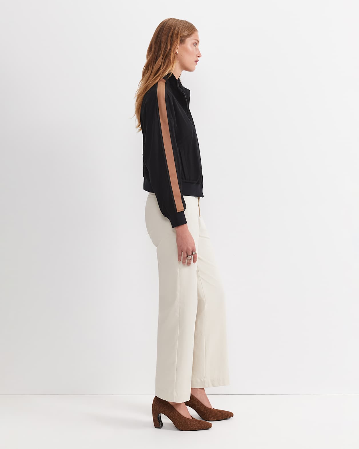 Felicity Straight Leg Pant in BONE