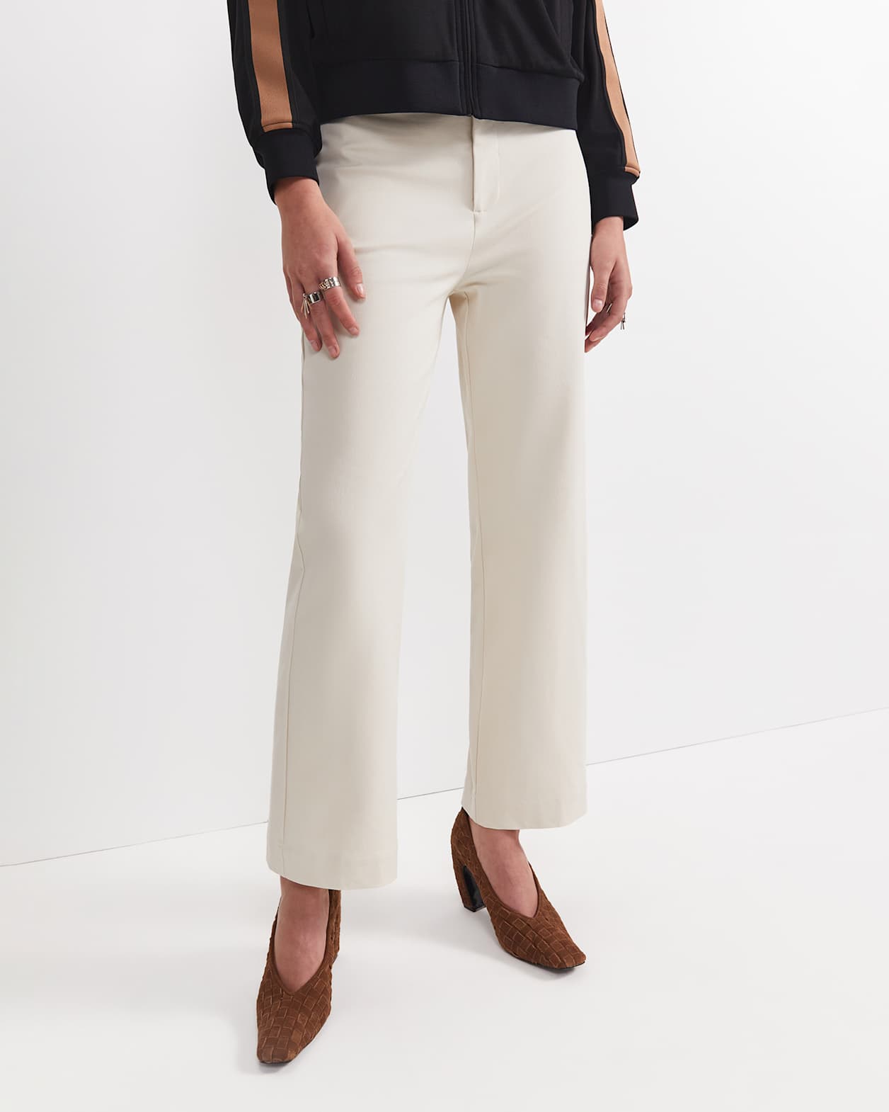 Felicity Straight Leg Pant in BONE