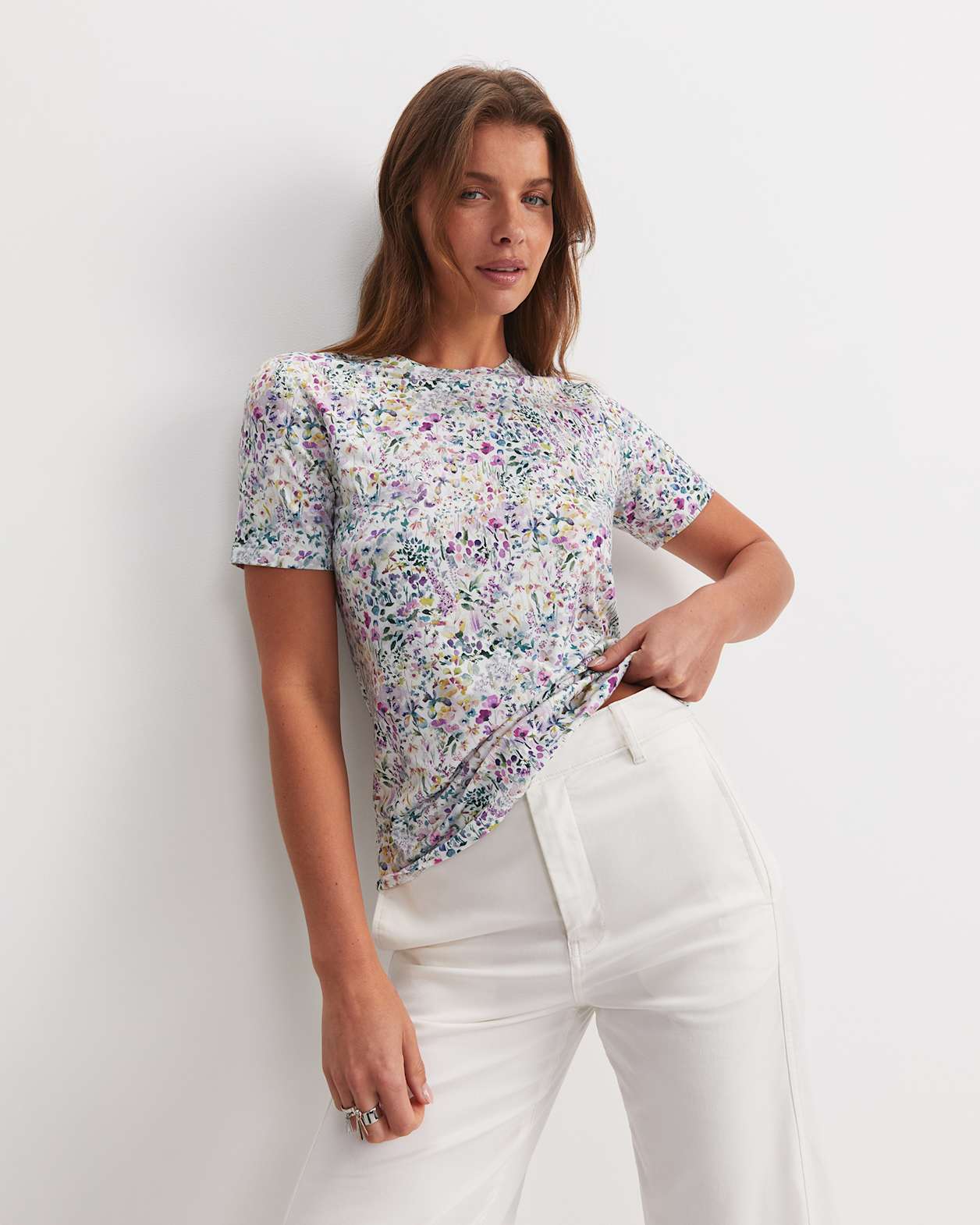 Felda Liberty Tee in PINK MULTI