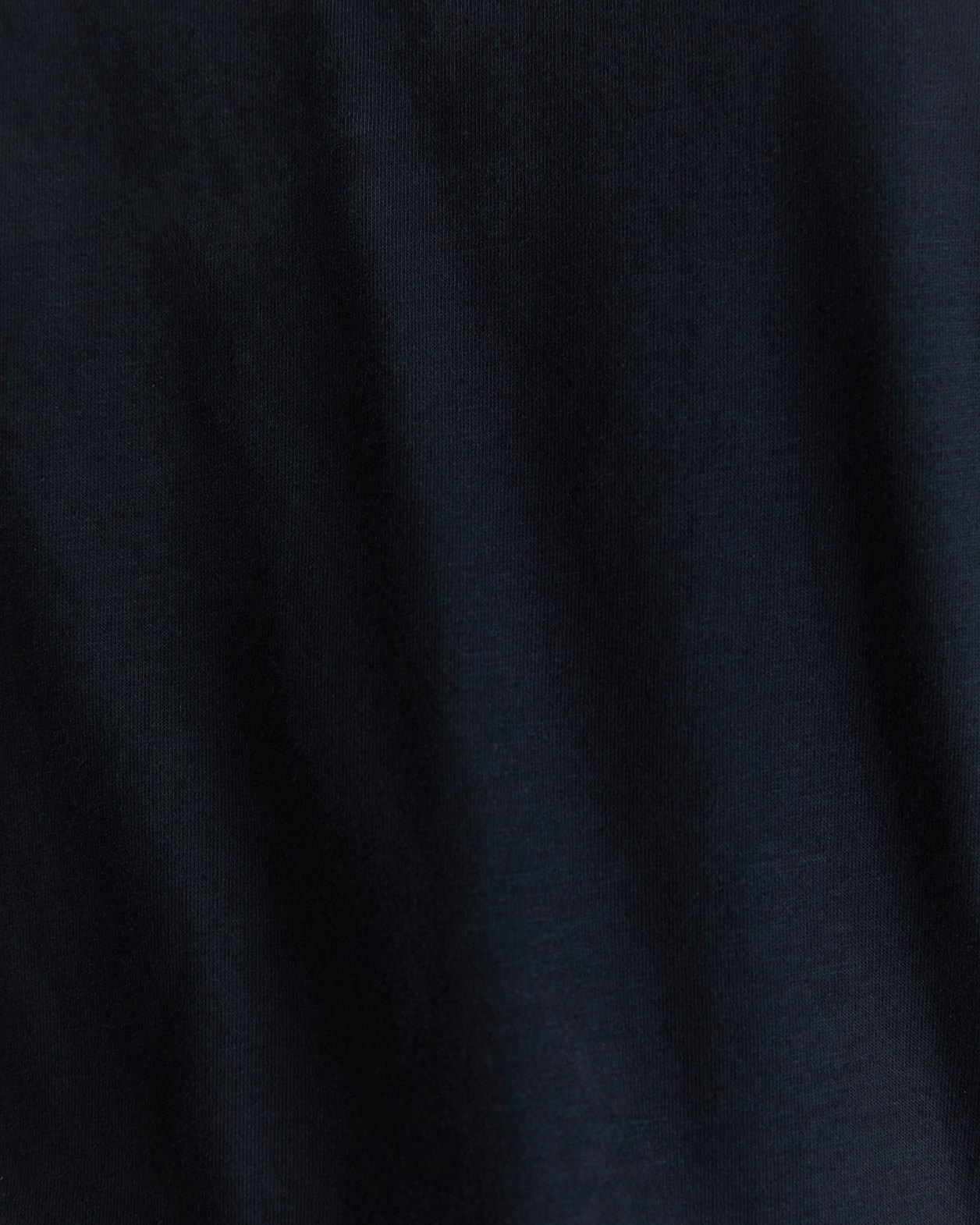 Mercerised Cotton Short Sleeve Tee in BLACK