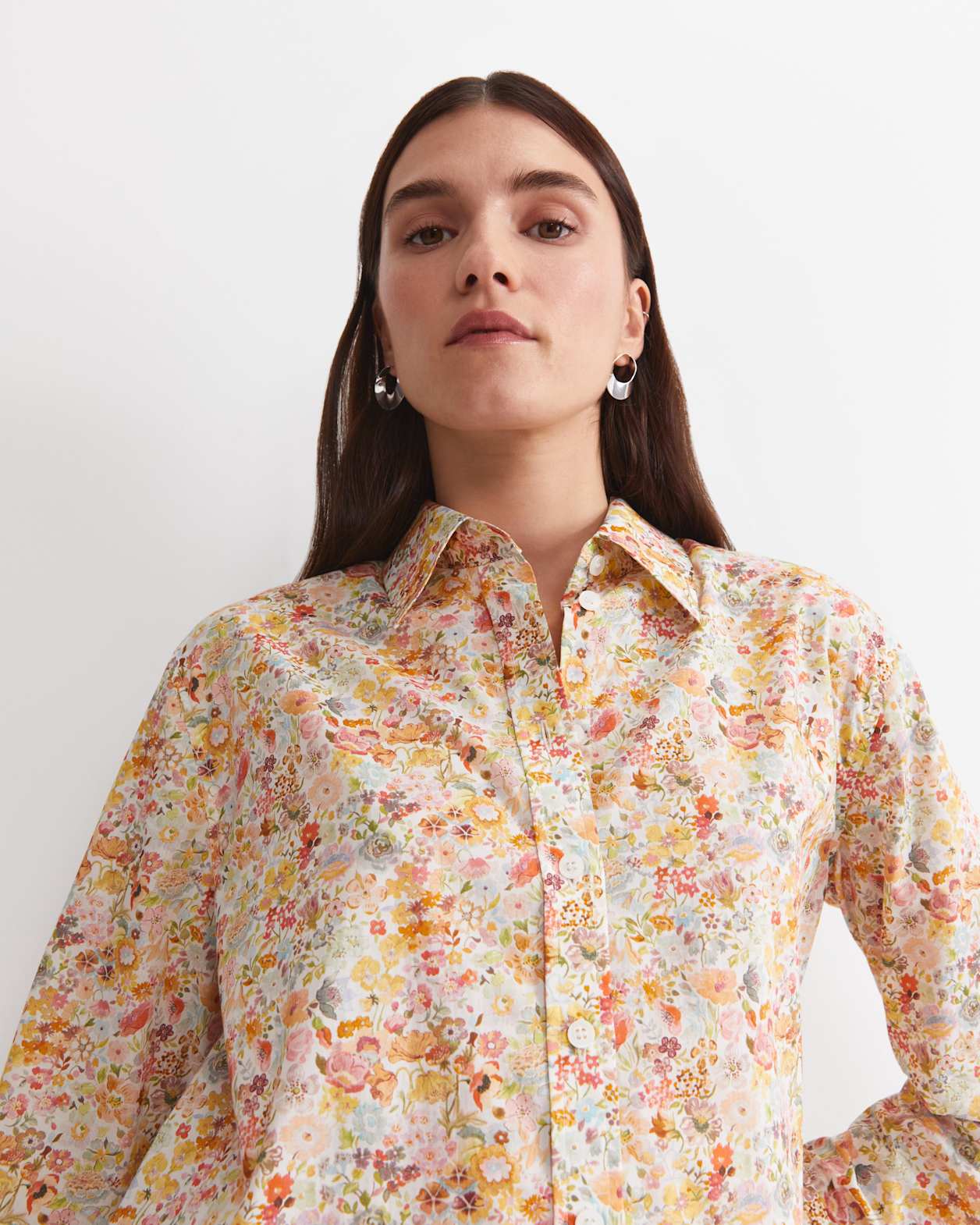 Meadow Relaxed Liberty Shirt in YELLOW MULTI