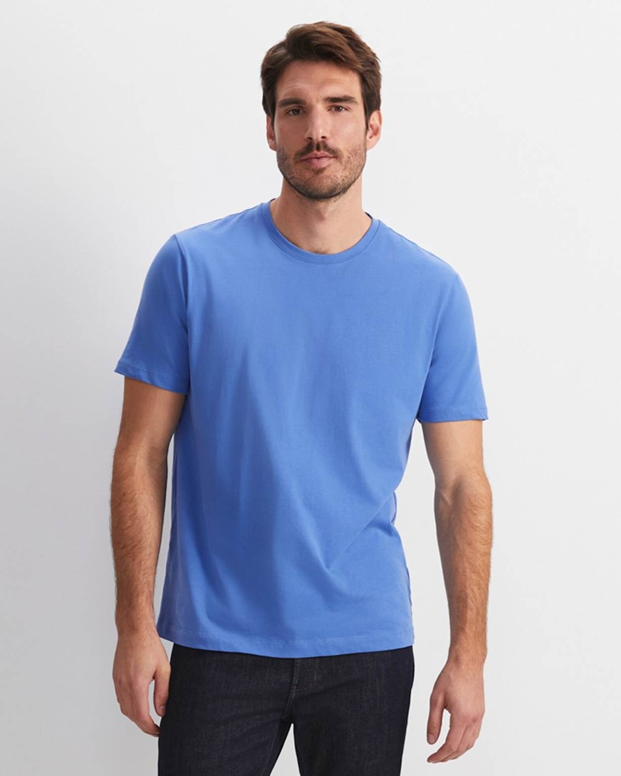 Supersoft Tee in STEEL BLUE