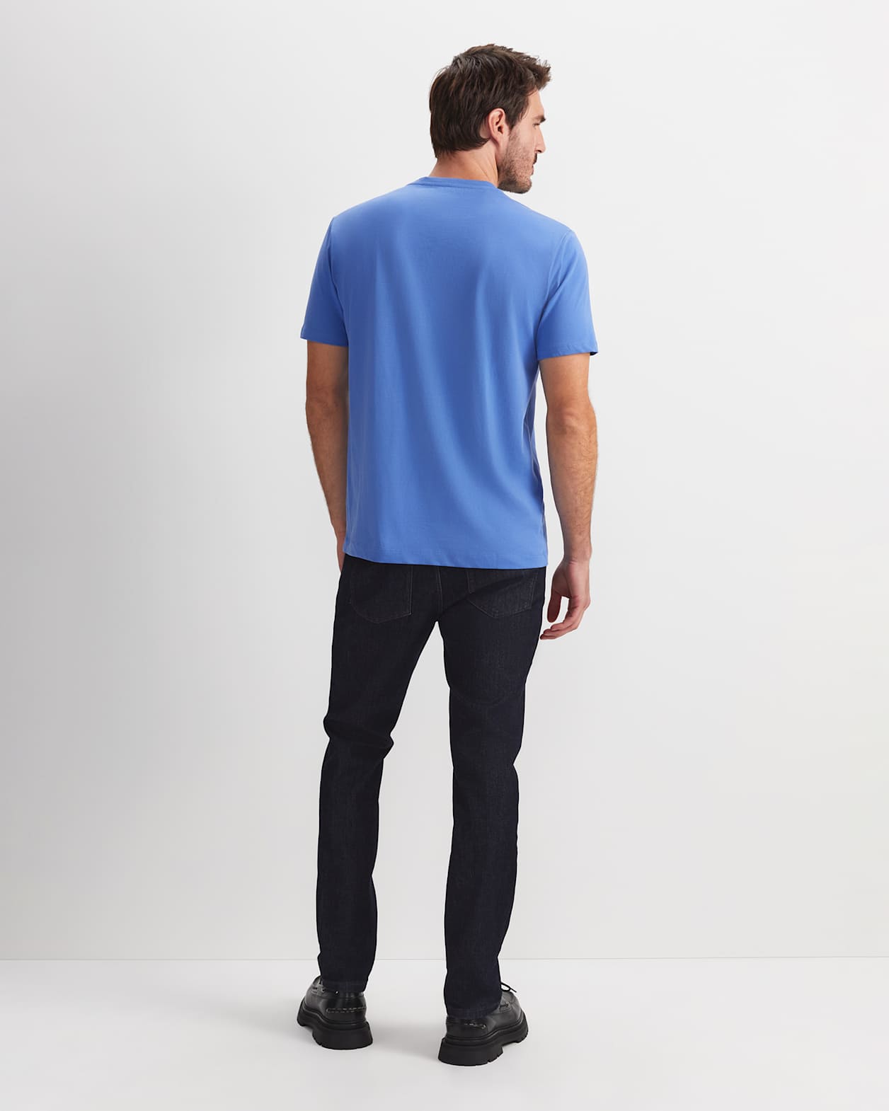 Supersoft Tee in STEEL BLUE