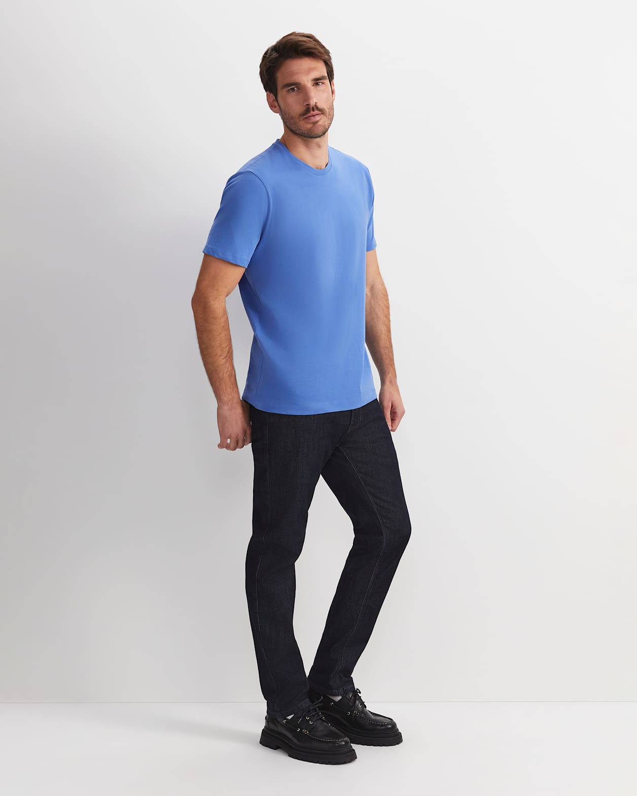 Supersoft Tee in STEEL BLUE