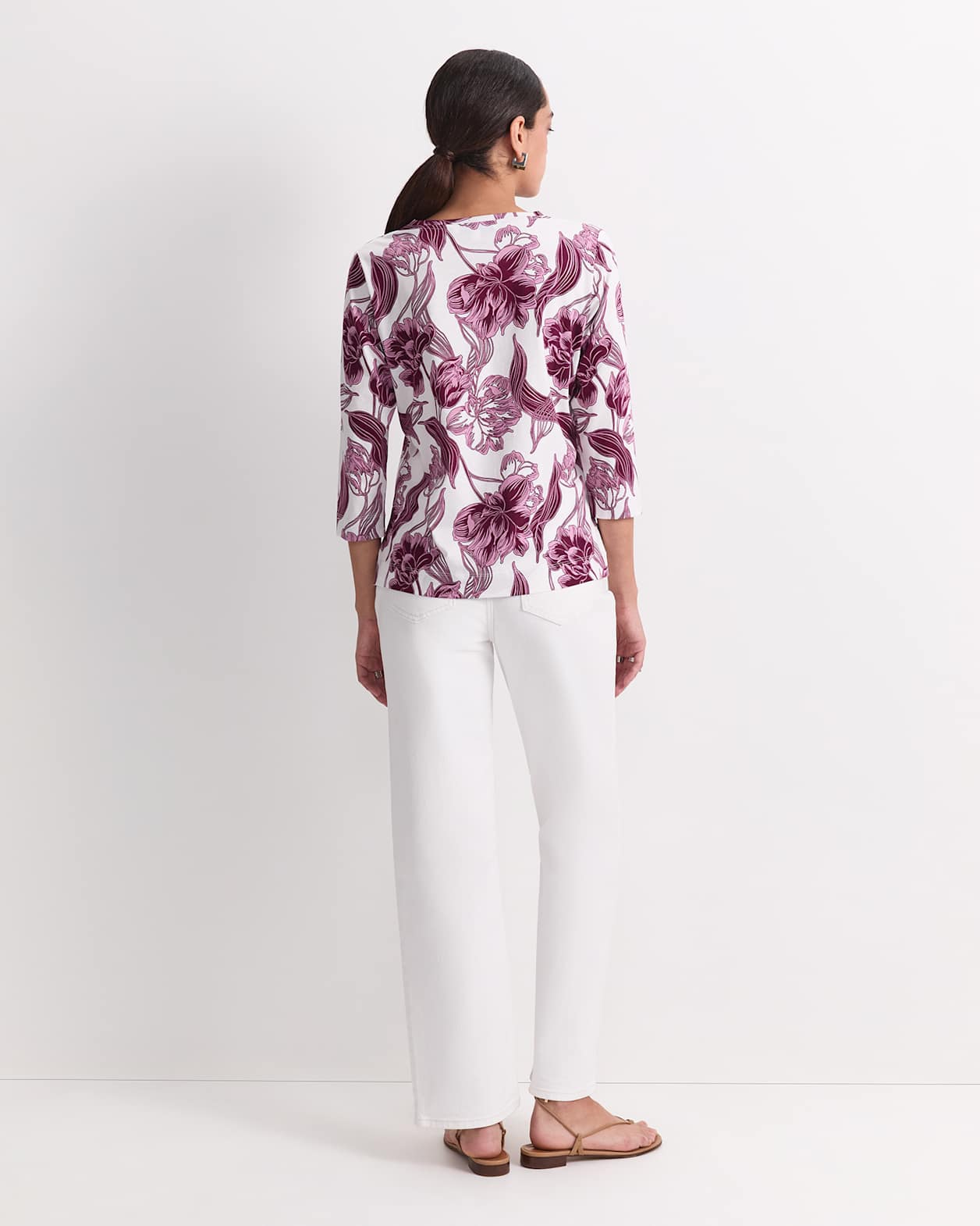 Zinnia Mercerised Tee in MULTI